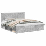 Bed Frame with Headboard Concerte 180 x 200 cm Solid Pine Wood 3410977