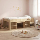 Kids'Bed Frame with Storage Sonoma Oak 90 x 190 cm 3422629
