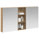 Bathroom Cabinet Set 3 pcs 130 x 14.5 x 70 cm Engineered wood 3403767