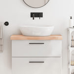 Bathroom Countertop 80x30x cm Untreated Solid Wood 3156019