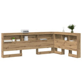 Storage Headboard Artisan Oak Engineered Wood 3335484