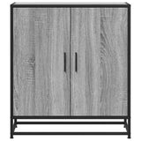 Sideboard Grey Sonoma 68x35x76 cm Engineered Wood and Metal 848967