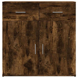 Sideboard Smoked Oak 79x38x80 cm Engineered Wood 840524