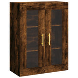 Wall Mounted Cabinets 2 pcs Smoked Oak Engineered Wood 3197934