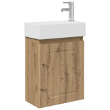 Bathroom Vanity Unit with Tap Artisan Oak 45.5 x 22.5 x 84 cm 889520