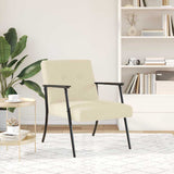 Armchair Cream 59 x 75 x 78 cm Fabric 42017696