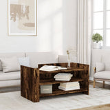 Coffee Table Smoked Oak 100x50x50 cm Engineered Wood 848350