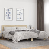 Bed Frame without Mattress Sonoma Oak 180x200 cm Super King 3280178