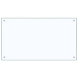 Kitchen Backsplash 2 pcs Transparent 90 x 50 cm Tempered Glass 3415429