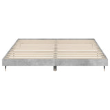 Bed Frame without Mattress Concrete Grey 200x200 cm 832113