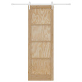 Sliding Door Other ORKDAL Natural and white 78 x 232 cm 3333698