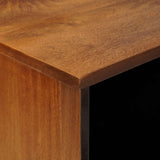 Sideboard with Storage Walnut 80 x 33 x 75 cm Solid Mango Wood 4018251