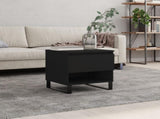 Coffee Table Black 50x46x50 cm Engineered Wood 830926