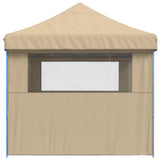 Party Tent Folding Beige 279 x 410 x 315 cm Oxford Fabric 42023588