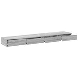 Bed Drawers Grey Sonoma 200 x 36.5 x 16.5 cm Engineered Wood 866920