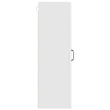 Wall Glass Cabinet PORTO High Gloss White 40 x 31 x 100 cm 885449