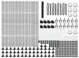 Welded Wire Fence with Concrete Base 100 x 1.5 m 3353740