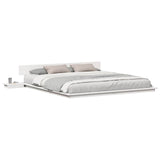 Bed Frame White 180 x 200 cm Wood 872390