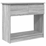 Console Table with Drawers Grey Sonoma 85.5x38.5x74.5 cm 861396