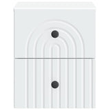 Wall-Mounted Bedside Cabinet White 33 x 34.5 x 40 cm 898125