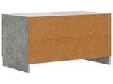 Bedside Cabinet with Drawer Concrete Grey 62 x 34.5 x 44.5 cm 895698