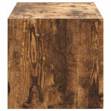 TV Wall Cabinet Smoked Oak 60 x 31 x 29.5 cm Engineered Wood 892199