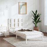 Bed Frame without Mattress White 90x200 cm Solid Wood Pine 3105586