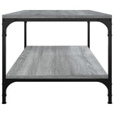 ZNTS Coffee Table Grey Sonoma 100x50x40 cm Engineered Wood 819365