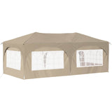 Pop-up Party Tent 575 x 288 x 245 cm Cream Oxford Fabric 42019889