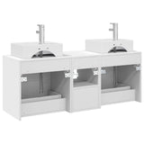 Bathroom Cabinet Set 3 pcs White 49.5 x 41 x 62.5 cm 3405835