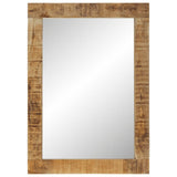 Mirror 70x50 cm Solid Wood Mango and Glass 351982
