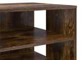 Shoe Cabinet with Shelf 2 pcs Smoked Oak Engineered Wood 8000384
