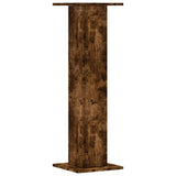 Plant Stands 2 pcs Smoked Oak 30x30x95 cm Engineered Wood 3307877