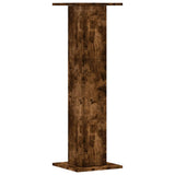 Plant Stands 2 pcs Smoked Oak 30x30x95 cm Engineered Wood 3307877