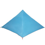 ZNTS Family Tent Tipi 7-Person Blue Waterproof 94711