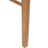 Dining Chair 2 pcs Natural and Light Solid Rubber Wood 42020485
