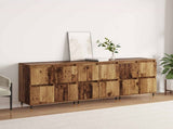 Storage Cabinet 3 pcs Old Wood 60 x 35 x 70 cm 3394509