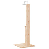 Outdoor Shower 206 cm Solid Pine Wood and Stainless Steel 886332