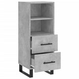 Sideboard Concrete Grey 34.5x34x90 cm Engineered Wood 828696