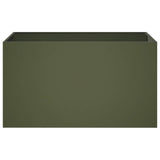 Garden Planter 2 pcs Olive Green 80 x 50 x 50 cm 8005267