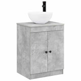 Bathroom Furniture Set Concrete Grey Engineered Wood 3404217