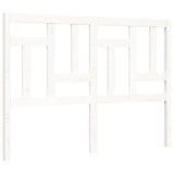 Bed Frame without Mattress White 140x190 cm Solid Wood 3194942
