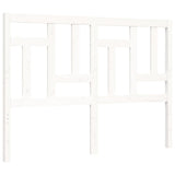 Bed Frame without Mattress White 140x200 cm Solid Wood Pine 3193142