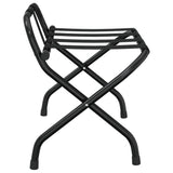 Luggage Rack with Backrest Black 56x39x52 cm 153075