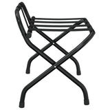 Luggage Rack with Backrest Black 56x39x52 cm 153075