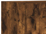 4 Piece TV Wall Cabinets with LED Lights Smoked Oak 3216580