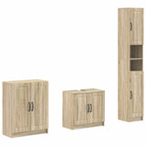 3 Piece Bathroom Cabinet Set UTRECHT Sonoma Oak Engineered Wood 3417488