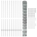 Wild Fence with Posts 25 x 1.2 m 3337125