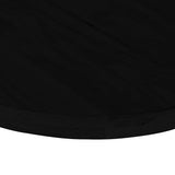 Table Top Dark Brown 80x40x4 cm Solid Wood Oak Oval 4009057