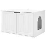Cat House White 85 x 55 x 50.5 cm Engineered Wood 8000716